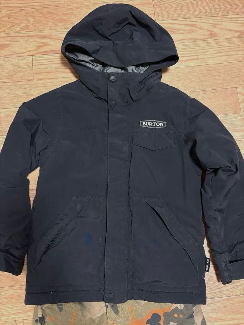 BURTON スノーボードウェアセット XS 黒迷彩
