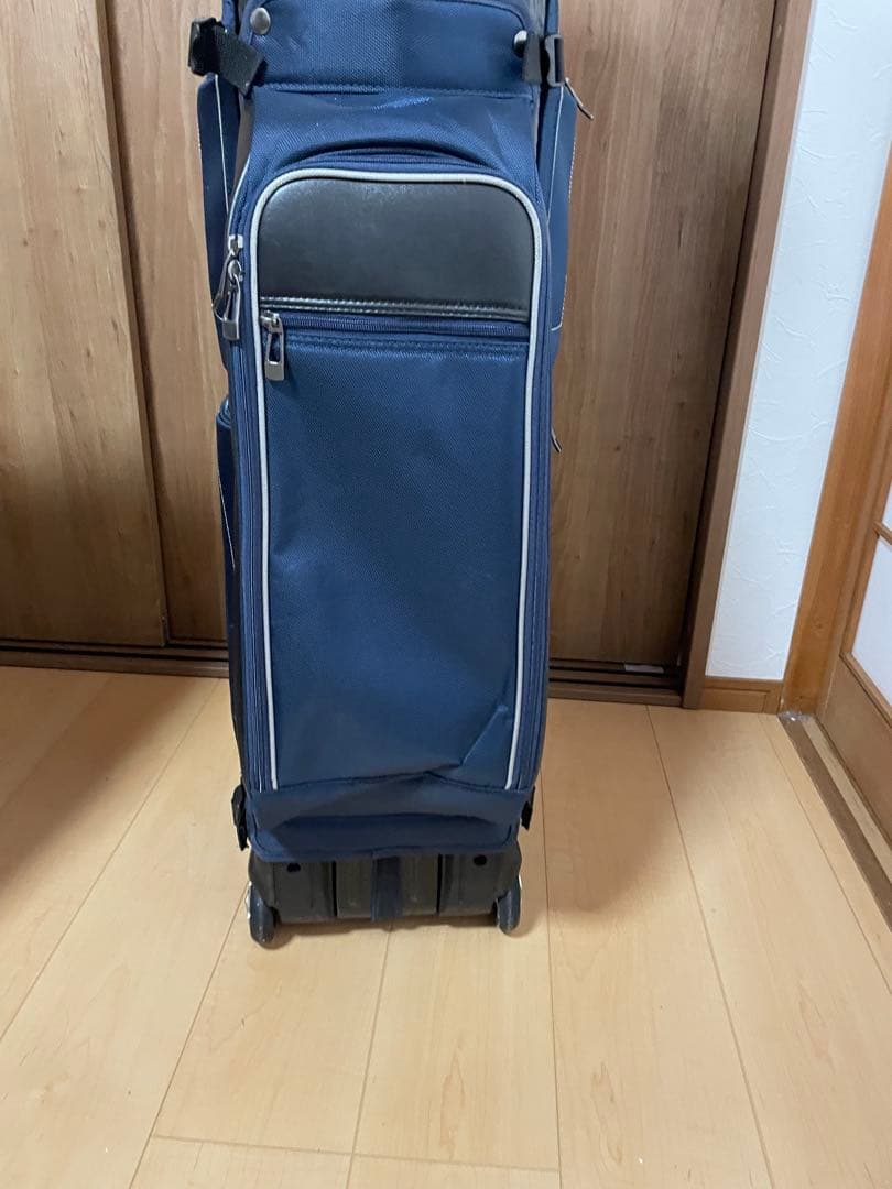 TIGORA×HELIX 限定モデル 4輪キャスター付 ゴルフキャディバッグ