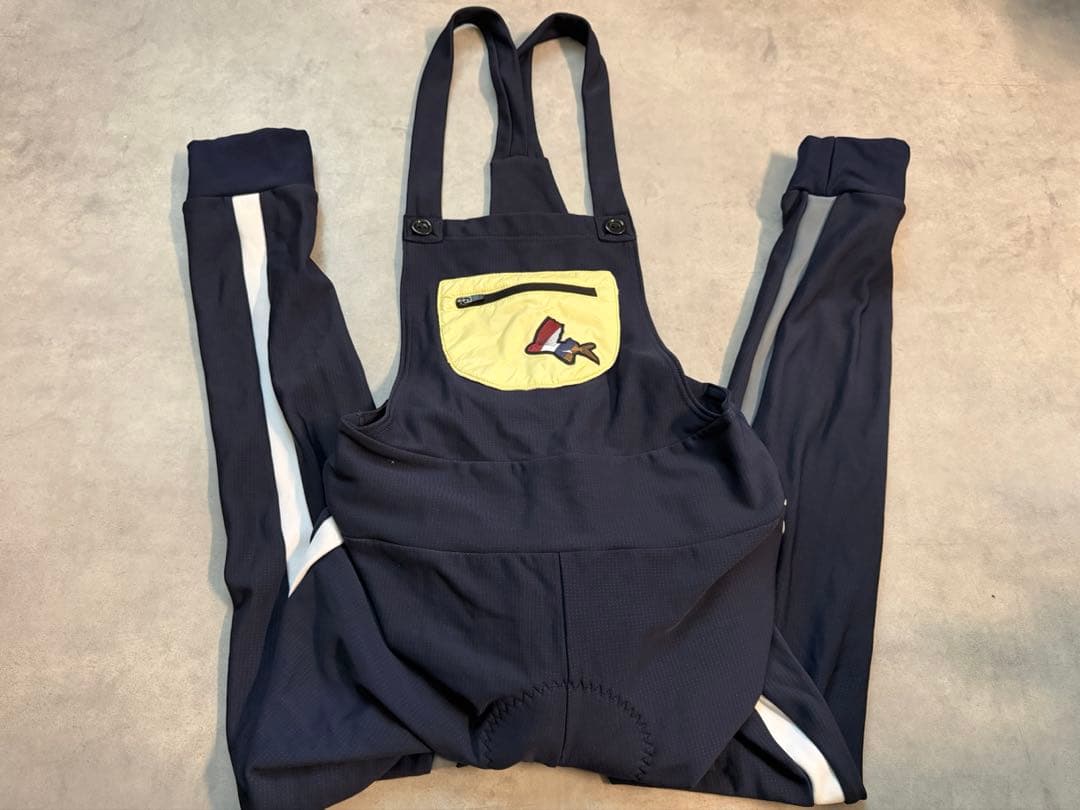 Café du Cycliste ビブタイツ ロング M ネイビー レディース