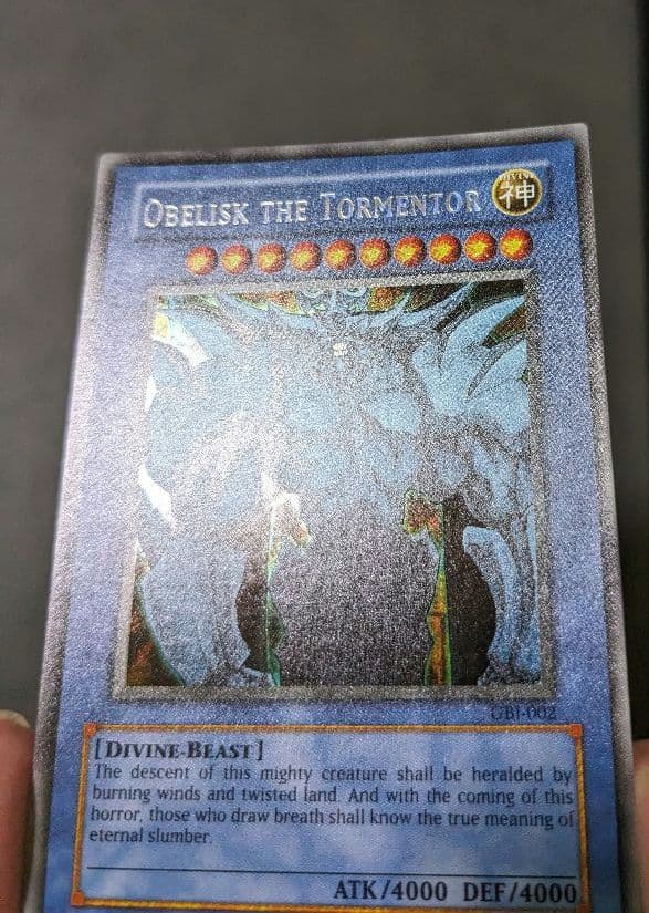 英語版、三幻神、GBI、オベリスク、オシリス、ラーの翼神龍、シークレットレア