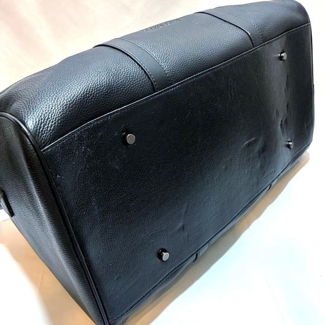 【新品タグ付】 BOSTANTEN 2way ゴルフバッグ シューズ収納 本革