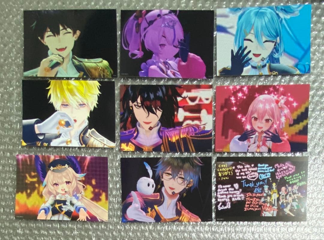 にじさんじ OVERTURE でかカード 公式写真カード チケット風カード EN