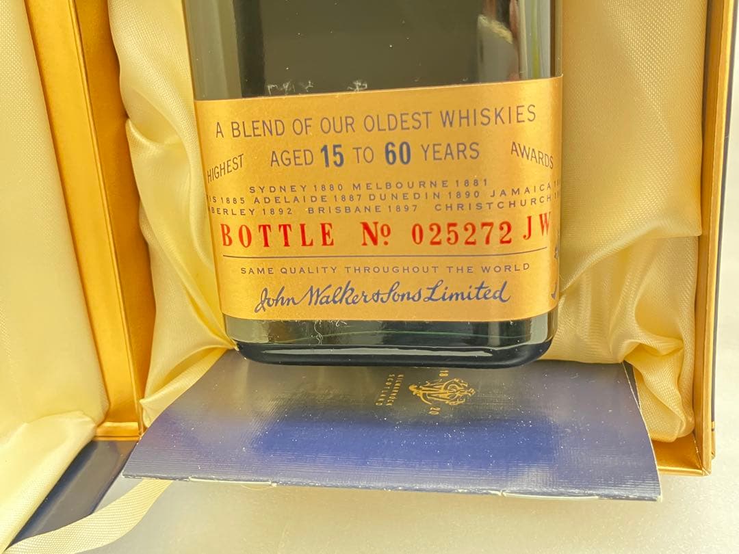 ウイスキー John Walker's Oldest Scotch Whisky