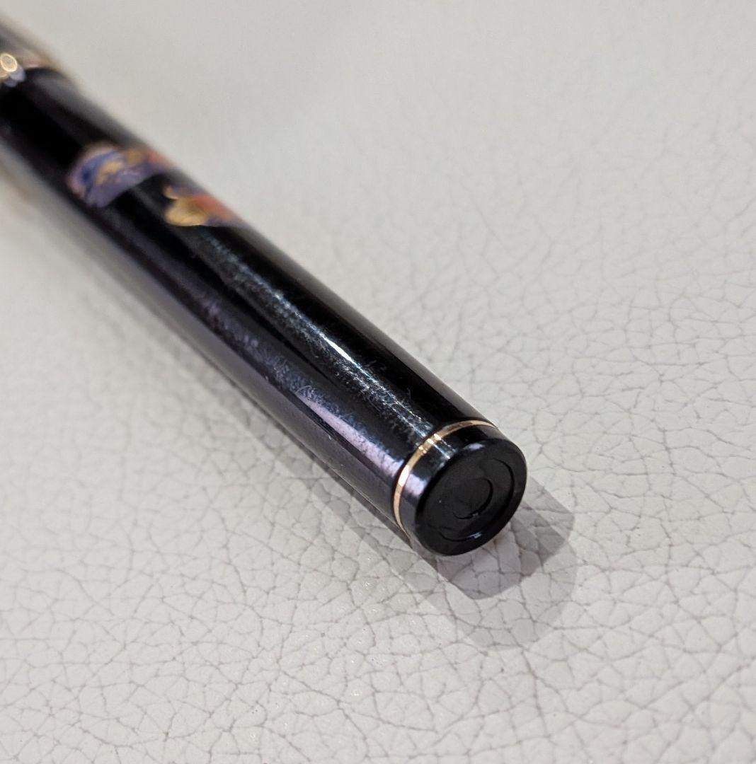 PLATINUM　蒔絵「鴨と紅葉」 　ペン先18K