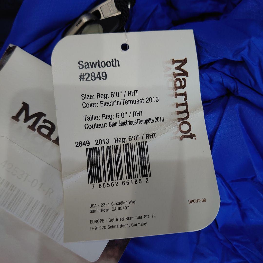 Marmot sawtooth Gossamer Down 15F シュラフ冬用