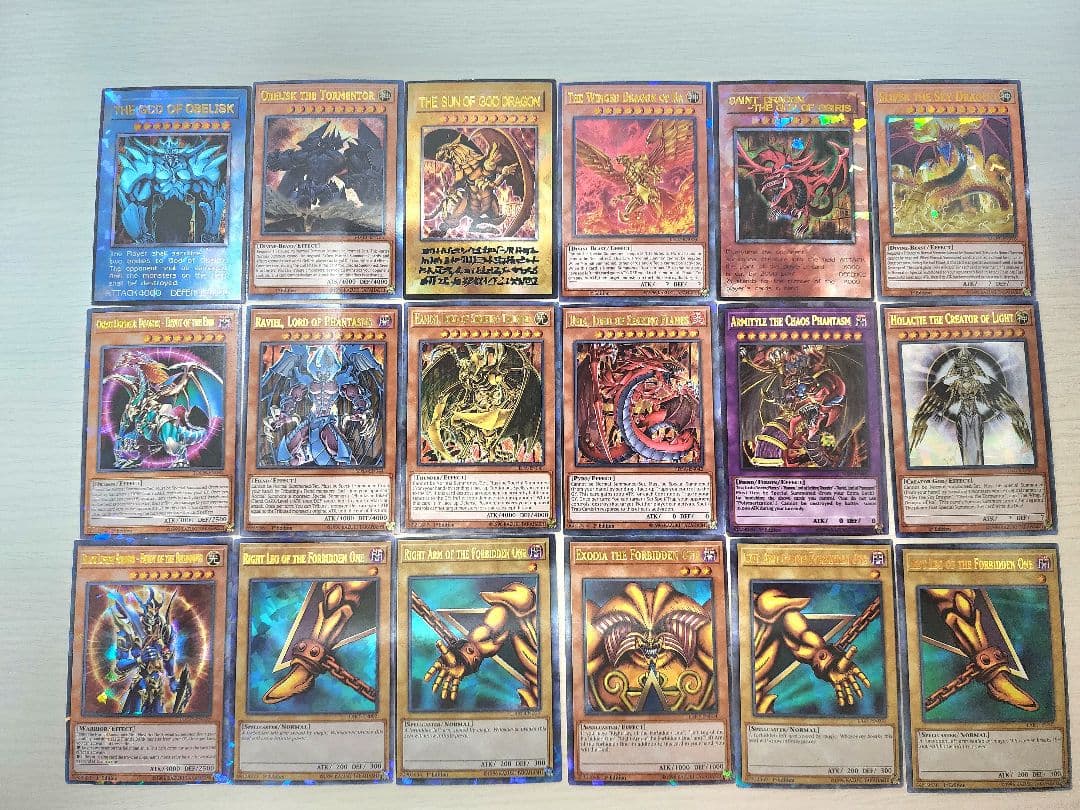 海外版　20th　遊戯王　カードセット72枚　ブルーアイズ　エグゾディア　三幻神