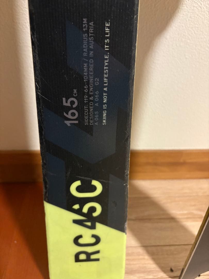 FISCHER スキー板 RC4 SC 165cm