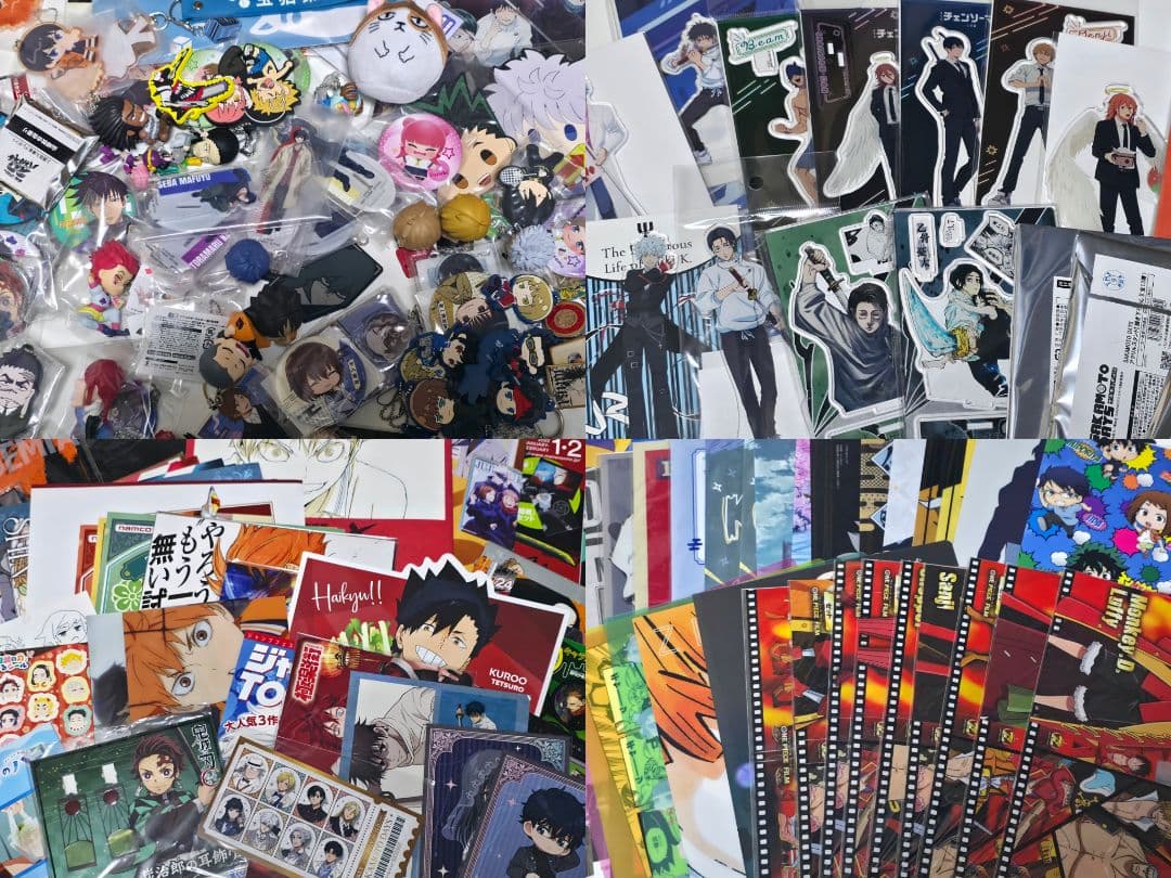 ノンジャンル 少年ジャンプ グッズ まとめ売り ２５０個以上 120サイズ