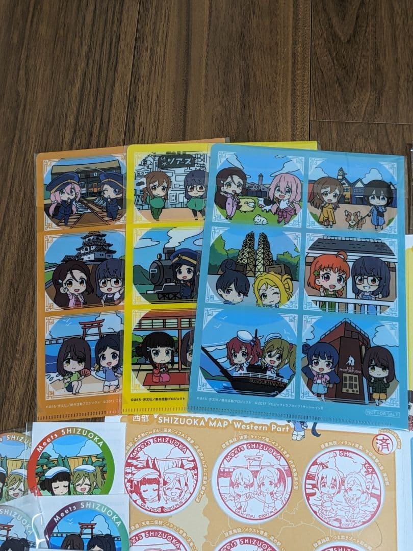 ラブライブ✕ゆるキャン△　Meets SHIZUOKA スタンプラリーセット