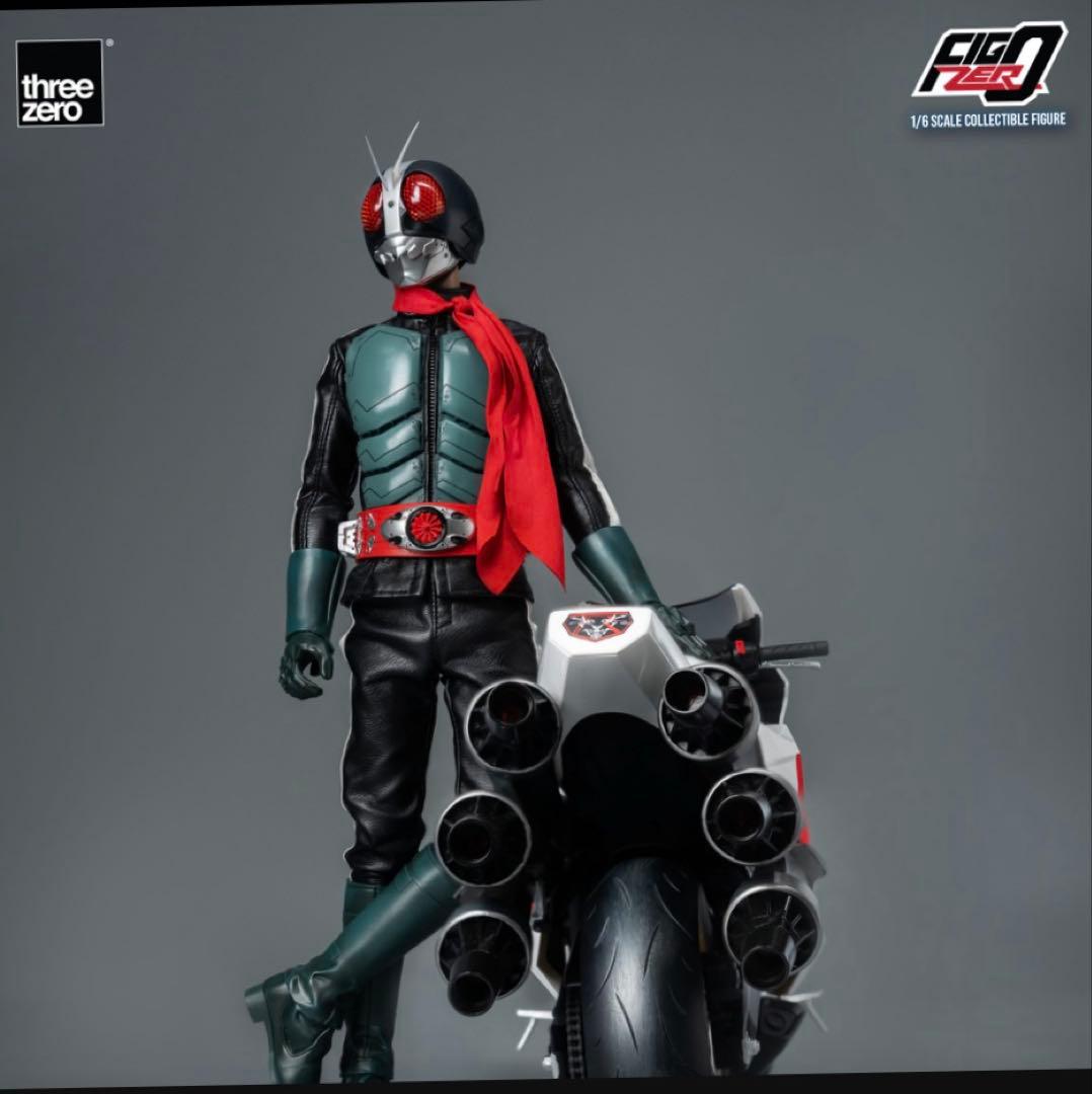 フィグゼロ シン仮面ライダー 1/6 仮面ライダー第2号＋第2号用サイクロン号
