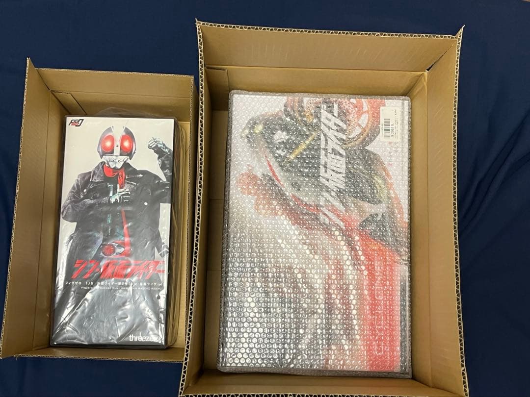 フィグゼロ シン仮面ライダー 1/6 仮面ライダー第2号＋第2号用サイクロン号