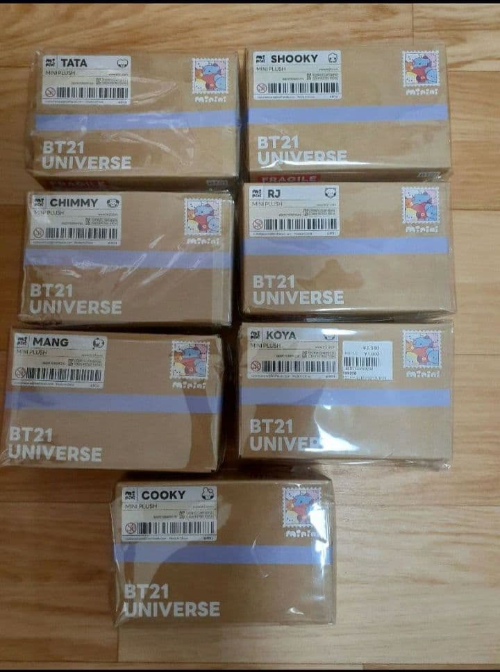 未開封品　BT21 mminini スタンディングドール　コンプリート　セット