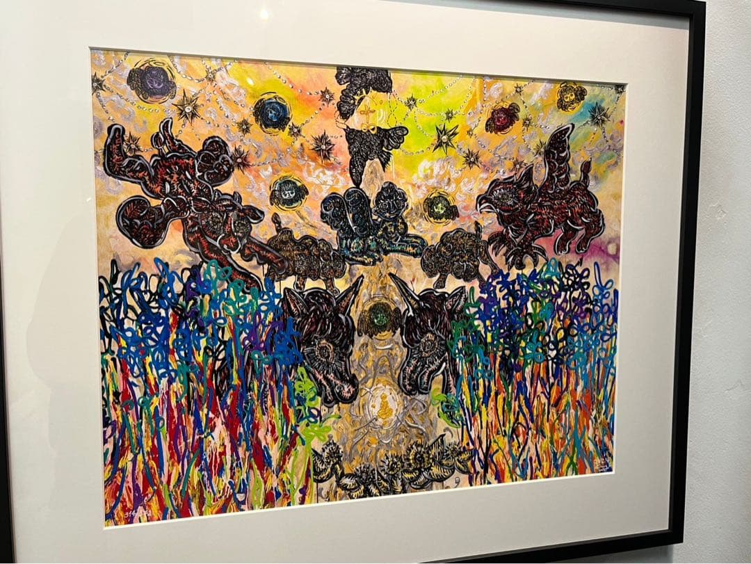 小松美羽　ネオシルクスクリーン