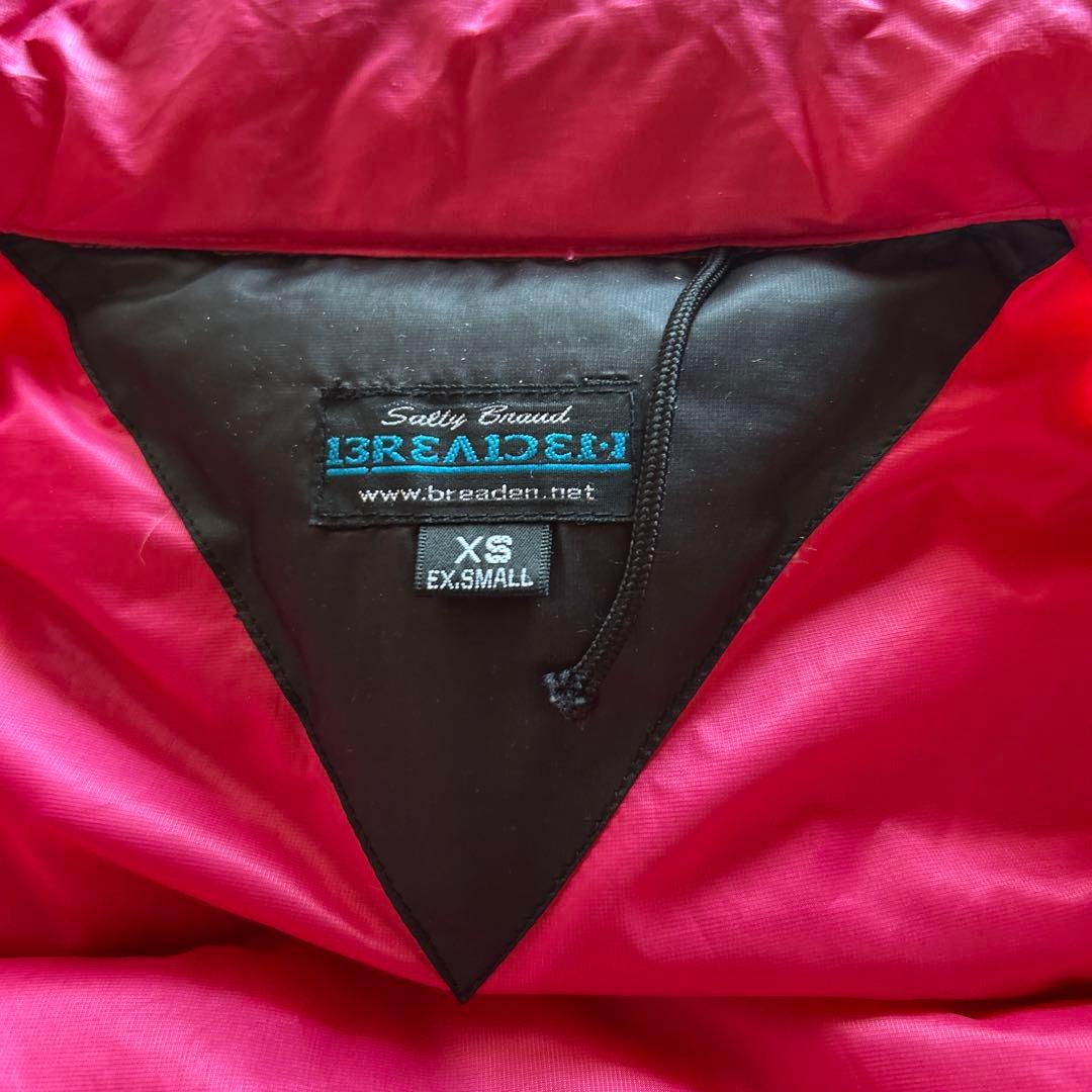 BREADEN ピンク 800フィルダウン フィッシングジャケット