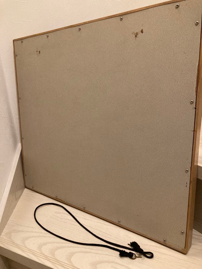 海岸風景 油彩画　F10号　額縁付き