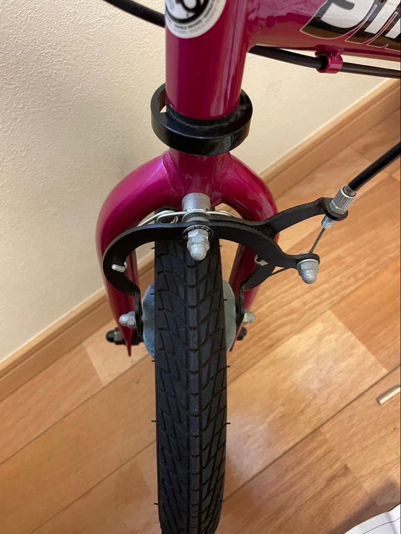 ストライダー 14X フューシャピンク　キックスタンド付き