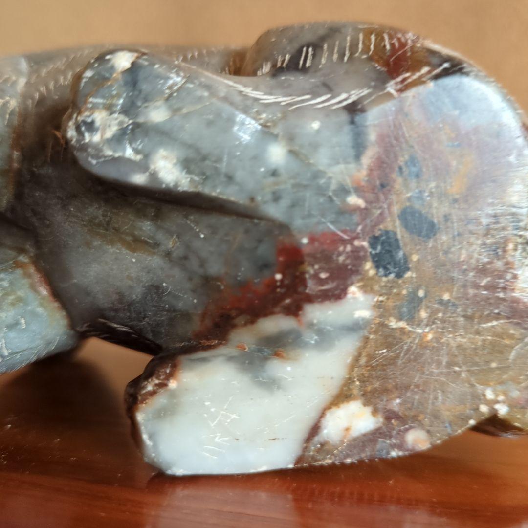 石製動物彫刻 笑顔の表情　骨董品　古美術　寅　虎　タイガー石像