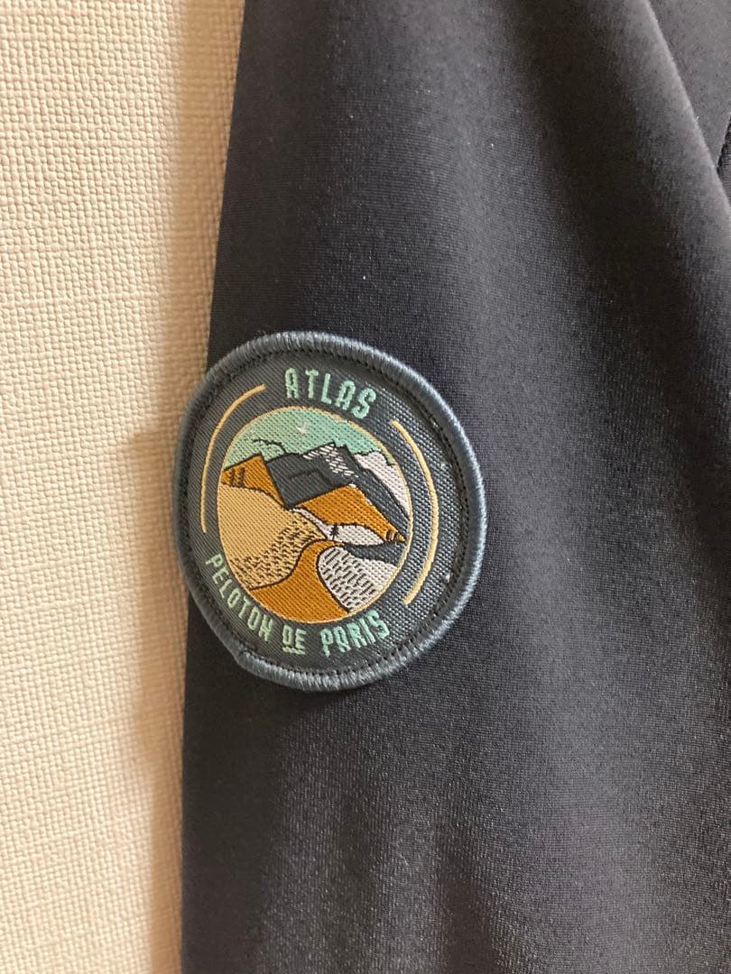 プロトンドパリ　ウインタージャージ　ATLAS サイクルジャージ　黒　S