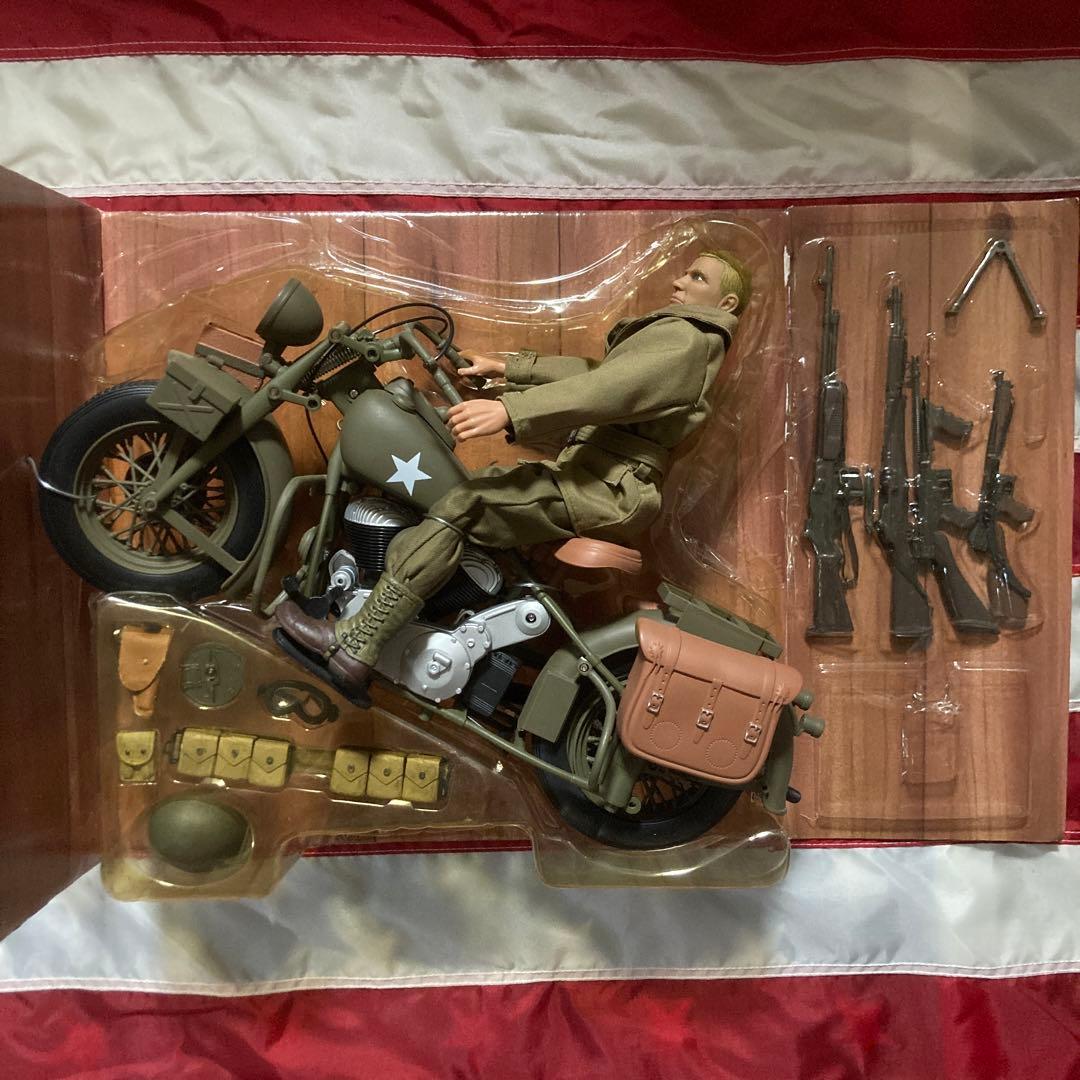 21stセンチュリートイズ製アメリカ陸軍オートバイ伝令兵&インディアン741B