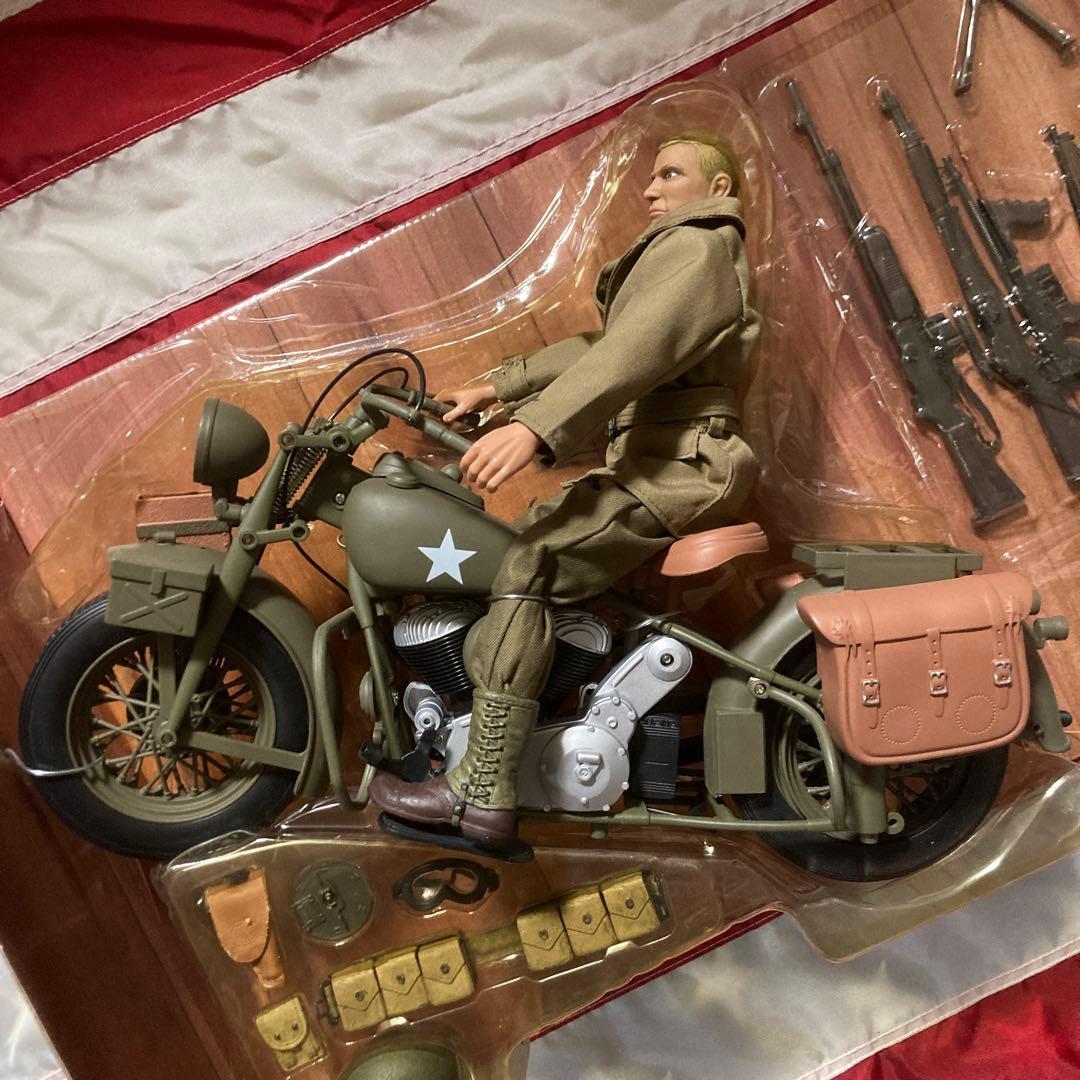 21stセンチュリートイズ製アメリカ陸軍オートバイ伝令兵&インディアン741B