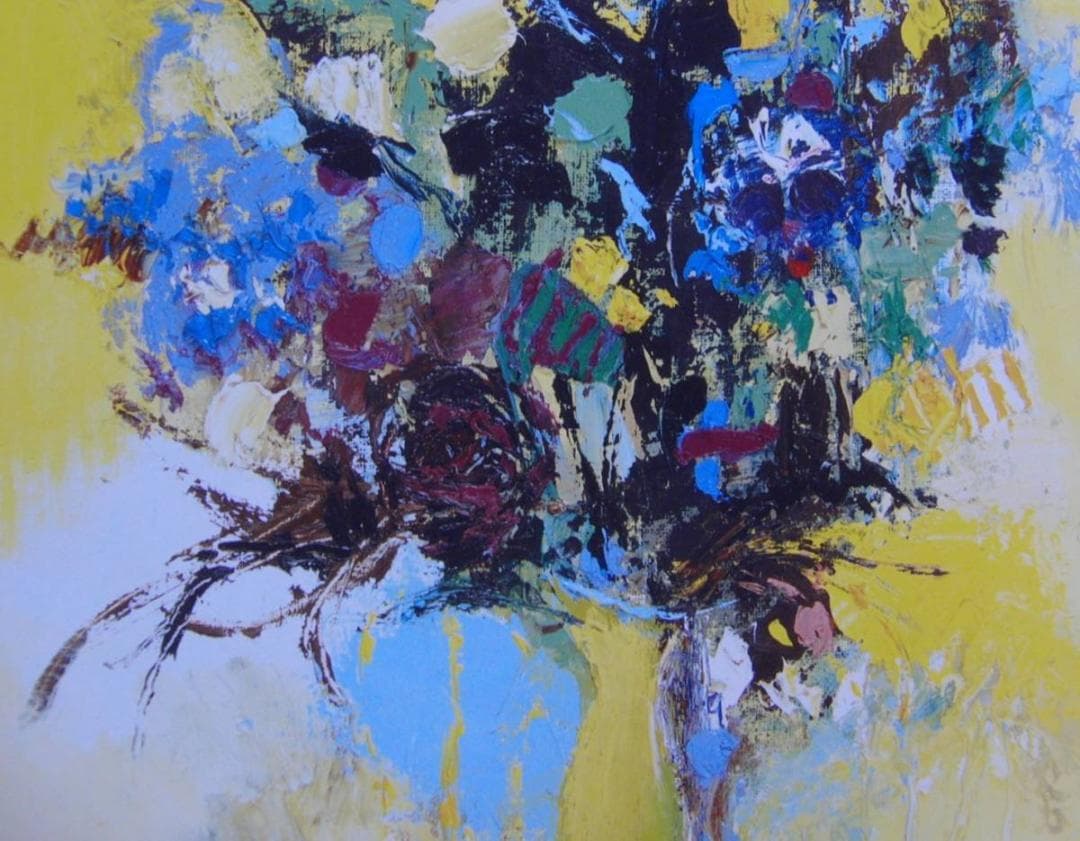 板垣千鶴子、【夢の続き】、希少な額装用画集より、厳選、新品額装、マット額装付