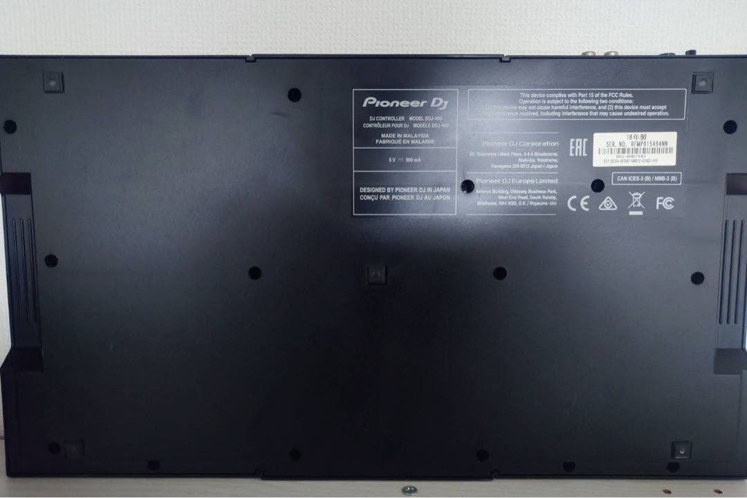 2018年製 Pioneer DJ DDJ-400 DJコントローラー