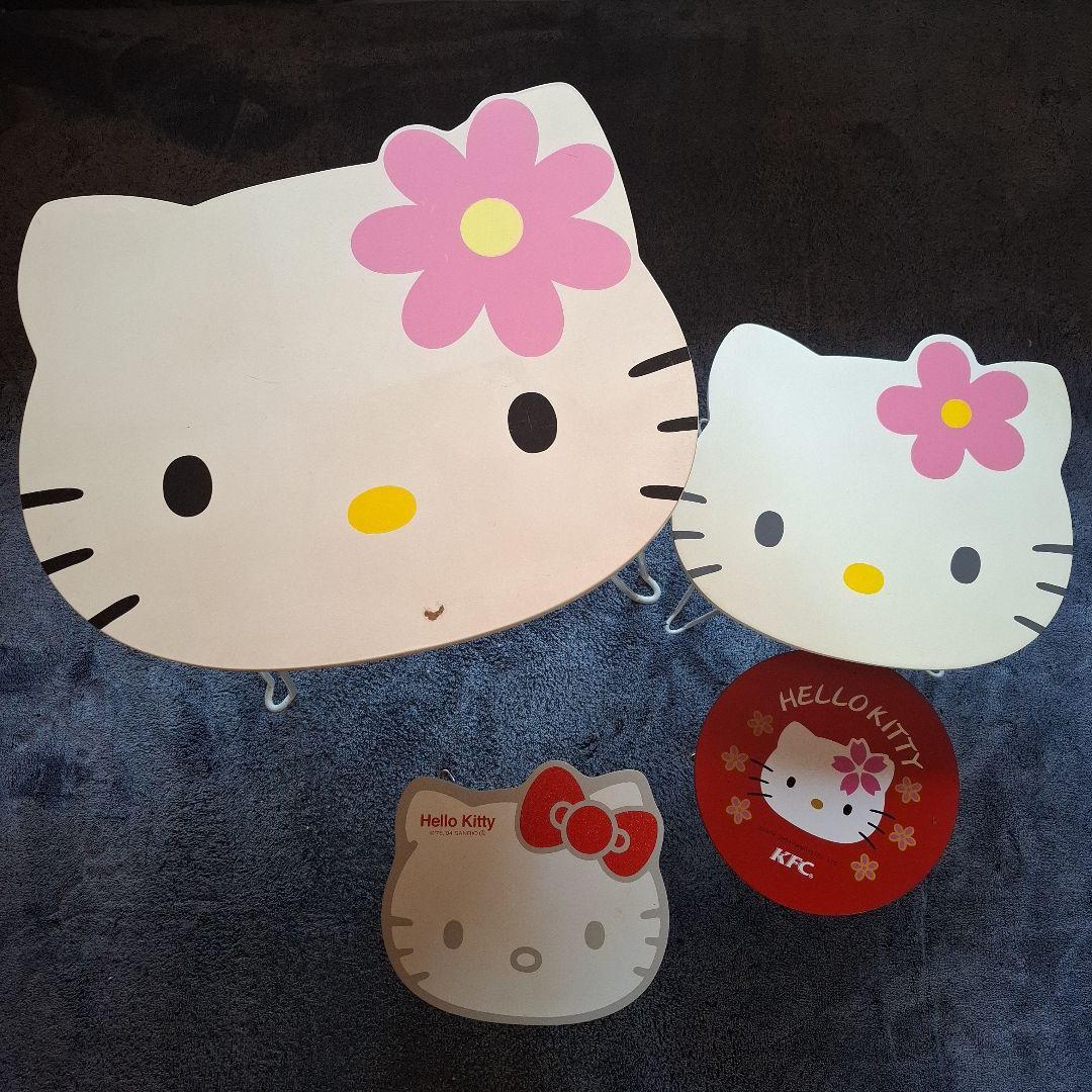 平成レトロ　ハローキティ 　フェイステーブル 4点セット
