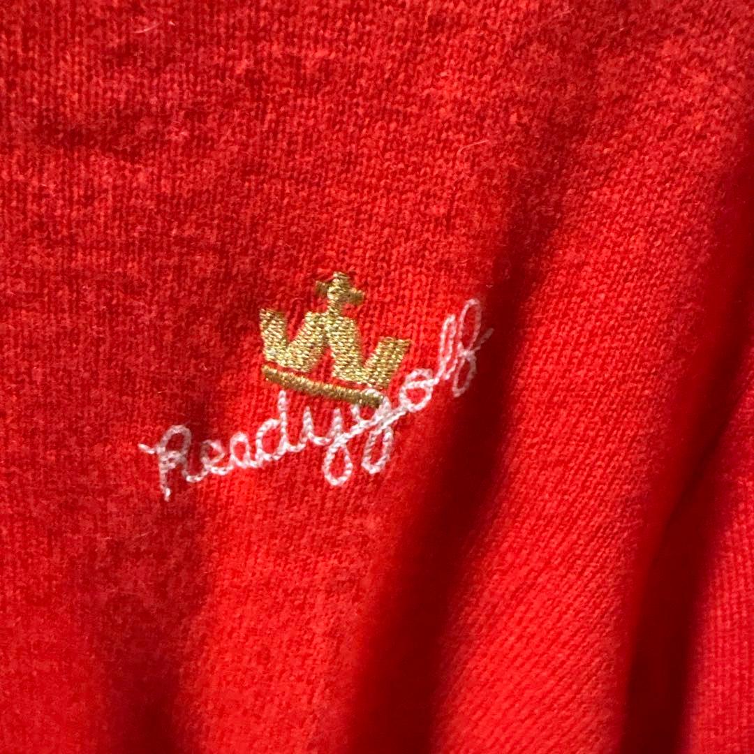 【美品】パーリーゲイツ カシミヤ100% 赤 セーター