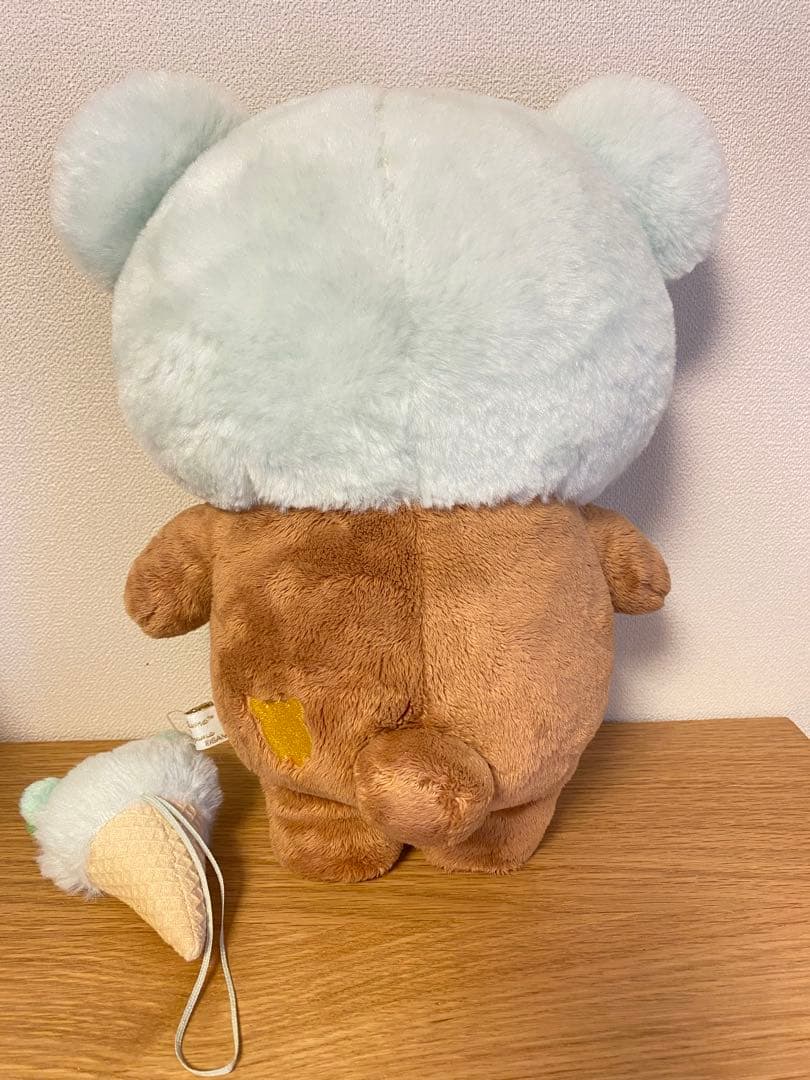 リラックマ　ハッピーアイスクリーム　ぬいぐるみM チャイロイコグマ