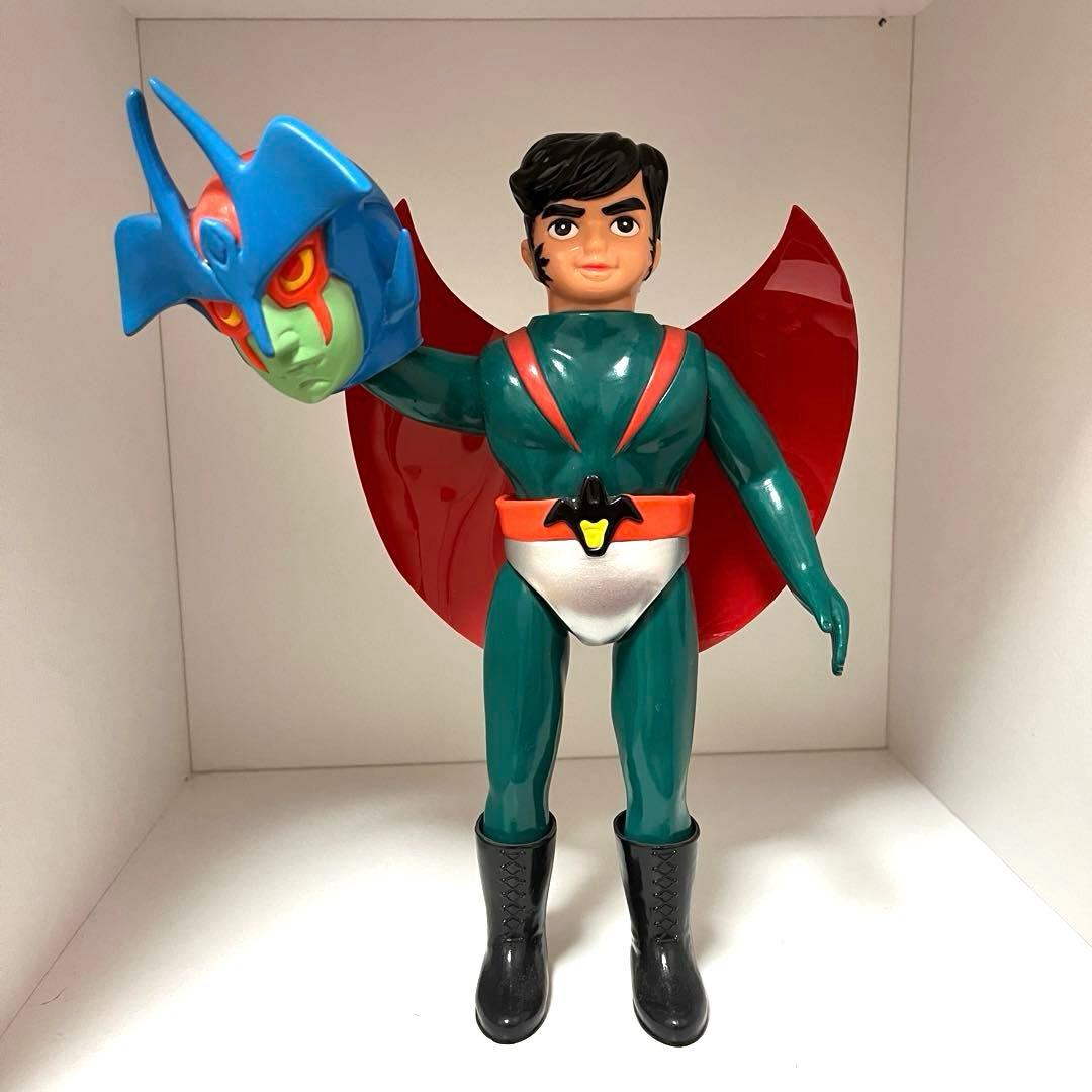 美品 メディコム トイ デビルマン 1972復刻デザイン版2 ソフビ 永井豪