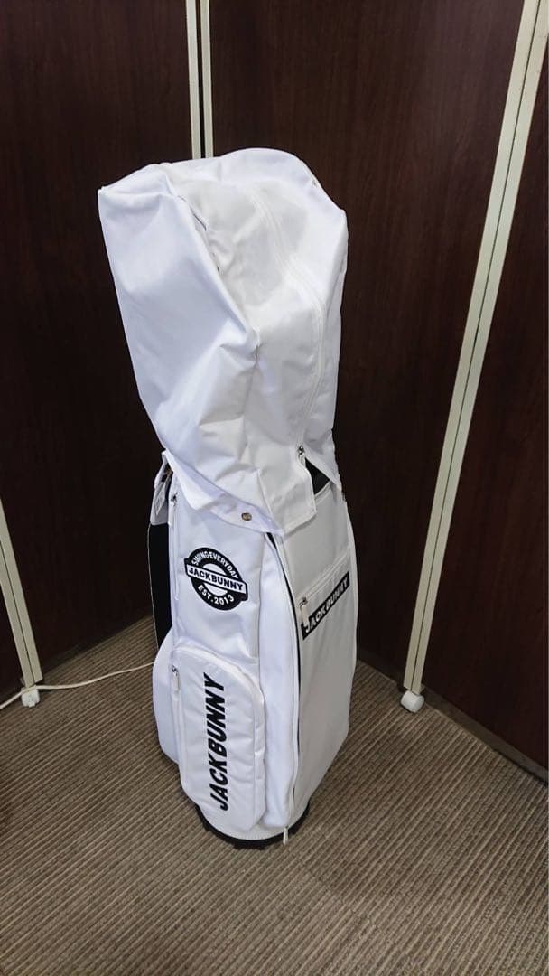 [F1882] 【未使用品】JACK BUNNY キャディバッグ※ボタン外れあり