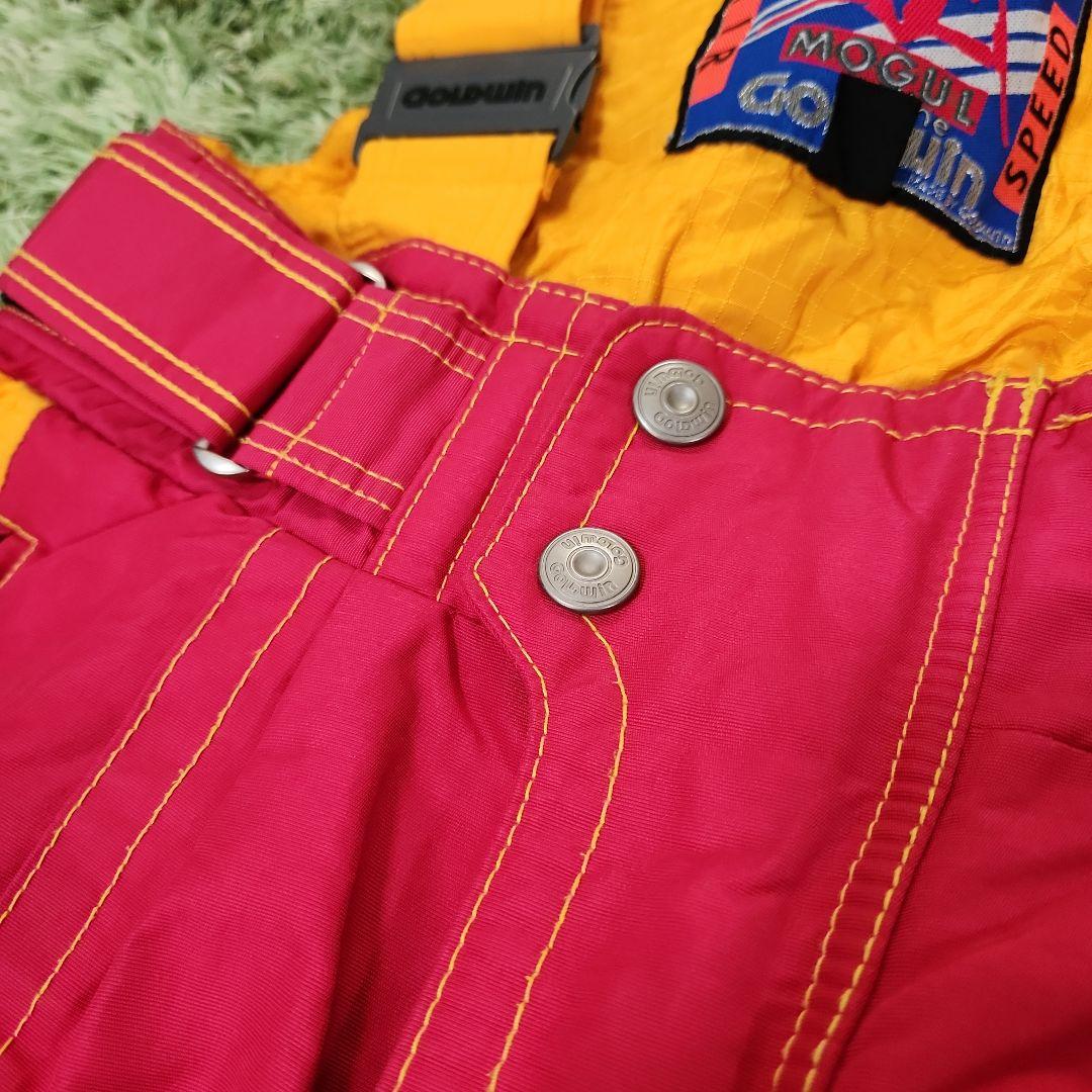 ゴールドウィン ヴィンテージ モーグルライン スキーウェア上下セット 派手