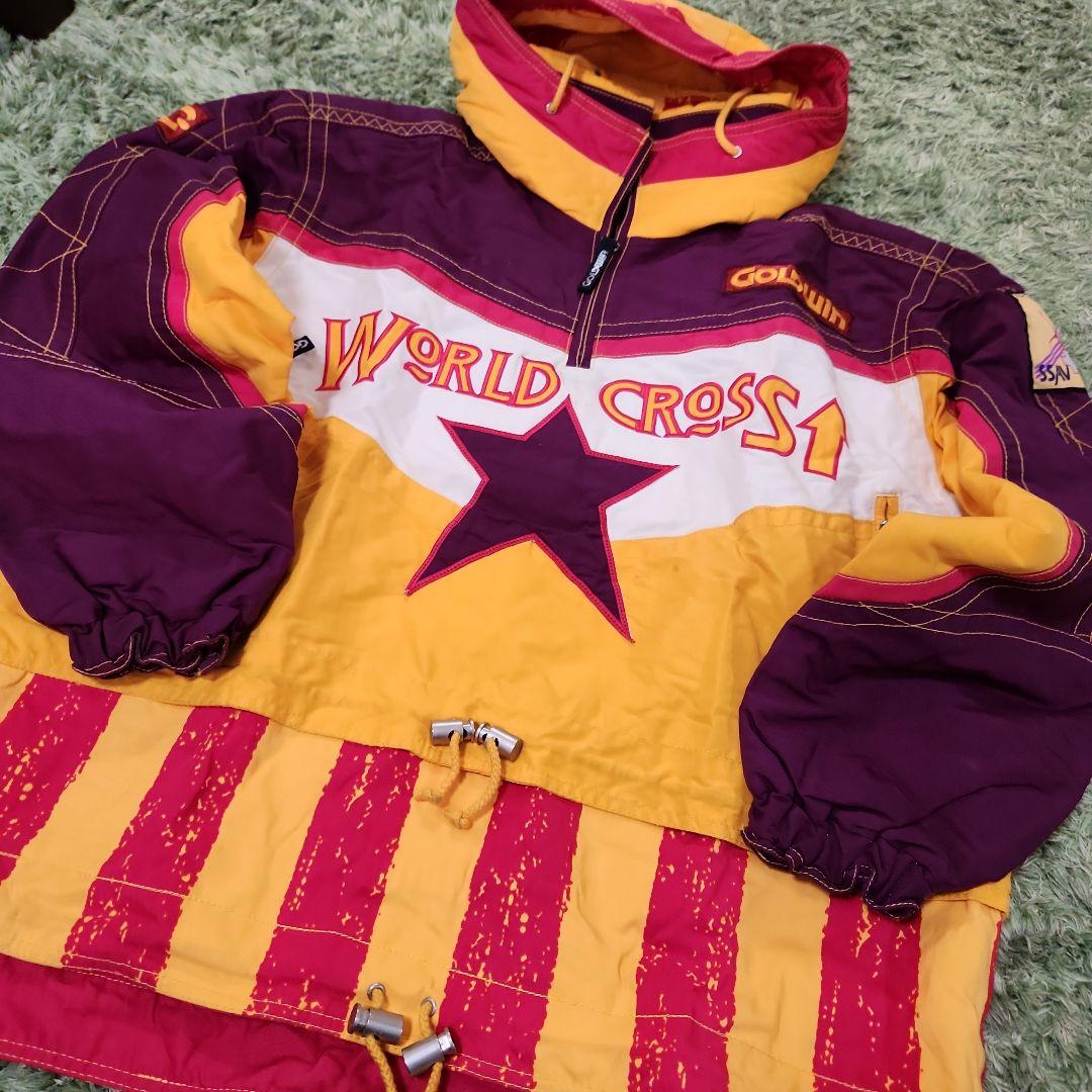 ゴールドウィン ヴィンテージ モーグルライン スキーウェア上下セット 派手