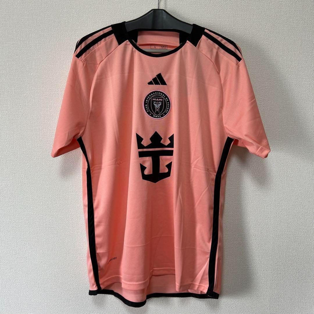 メッシ　インテルマイアミ ユニフォーム2024-2025 Lサイズ半袖