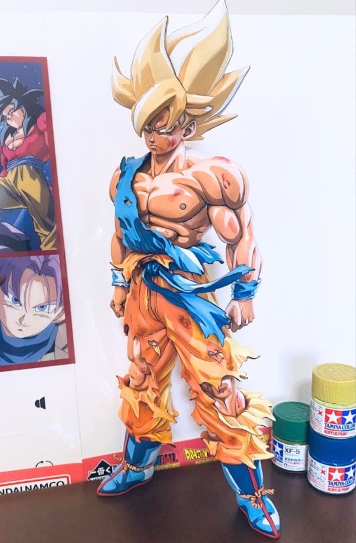 ドラゴンボールフィギュア 伝説の超サイヤ人 孫悟空 リペイント SMSP
