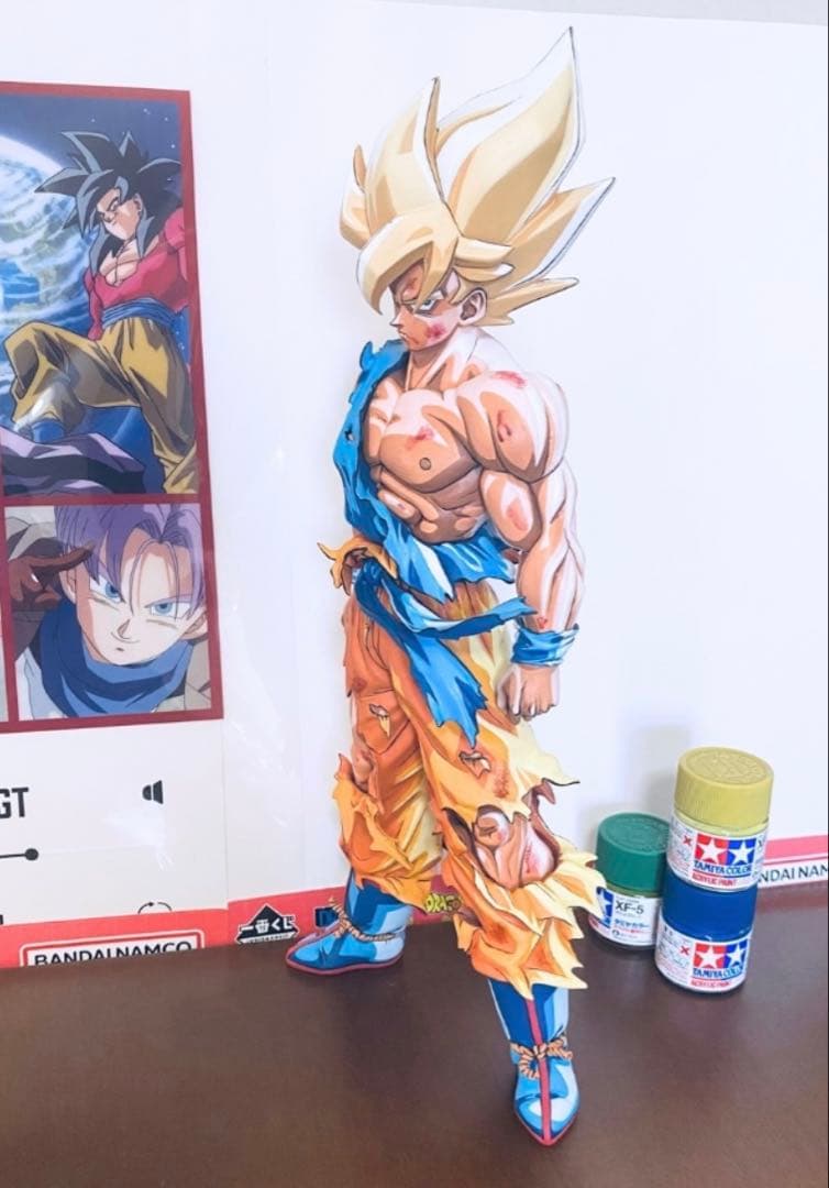 ドラゴンボールフィギュア 伝説の超サイヤ人 孫悟空 リペイント SMSP