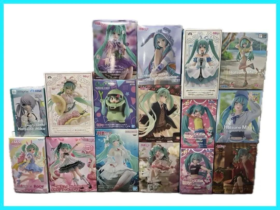初音ミク フィギュア17体 スピーカー付き まとめ売り