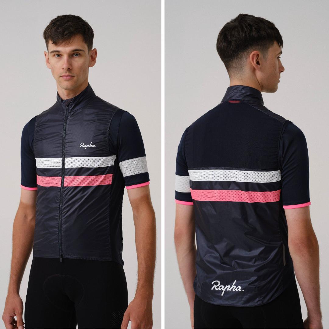 Rapha メンズ ブルベ ジレ Mサイズ ダークネイビー ベスト