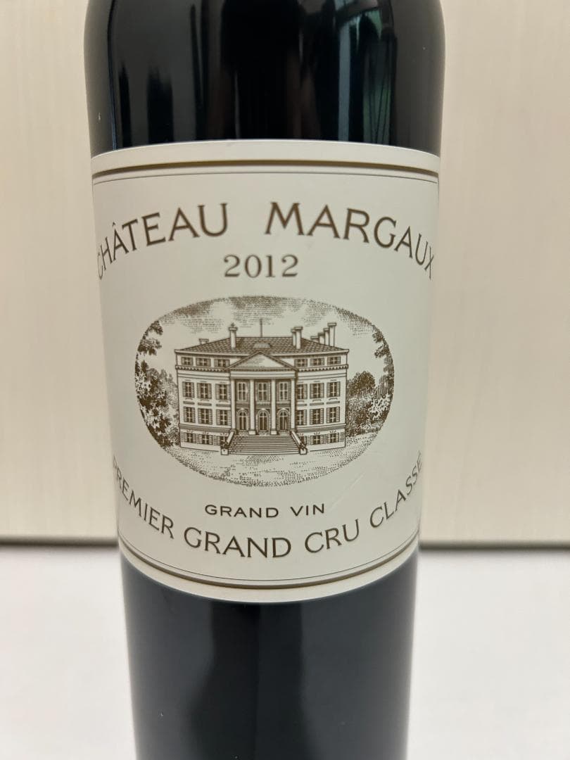【希少・正規品】シャトー・マルゴー 2012　格付第1級・フルボトル未開栓