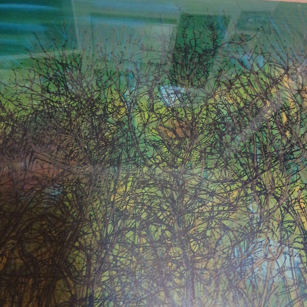 ジャン・カルズ－『古橋』 リトグラフ 木製フレーム・真正証明書付き