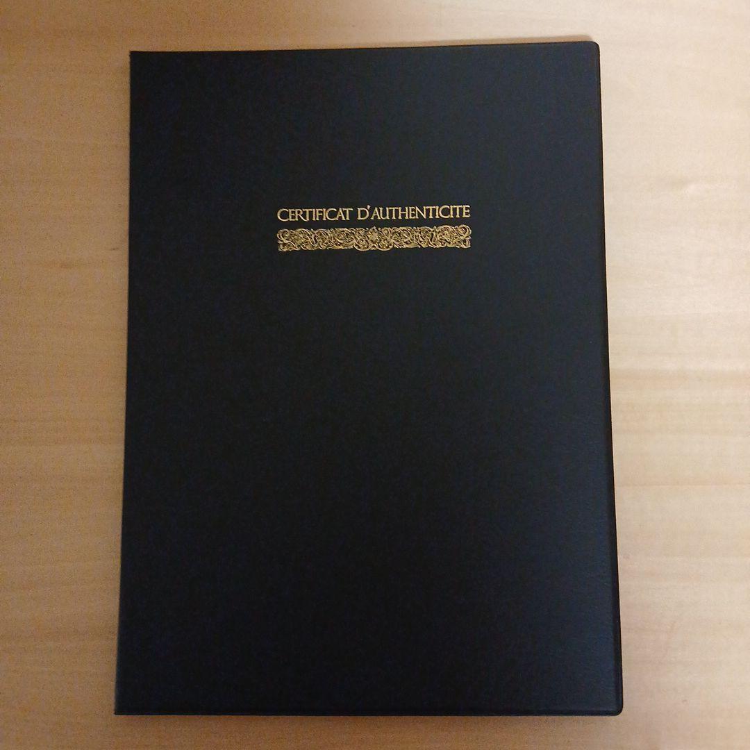 ジャン・カルズ－『古橋』 リトグラフ 木製フレーム・真正証明書付き