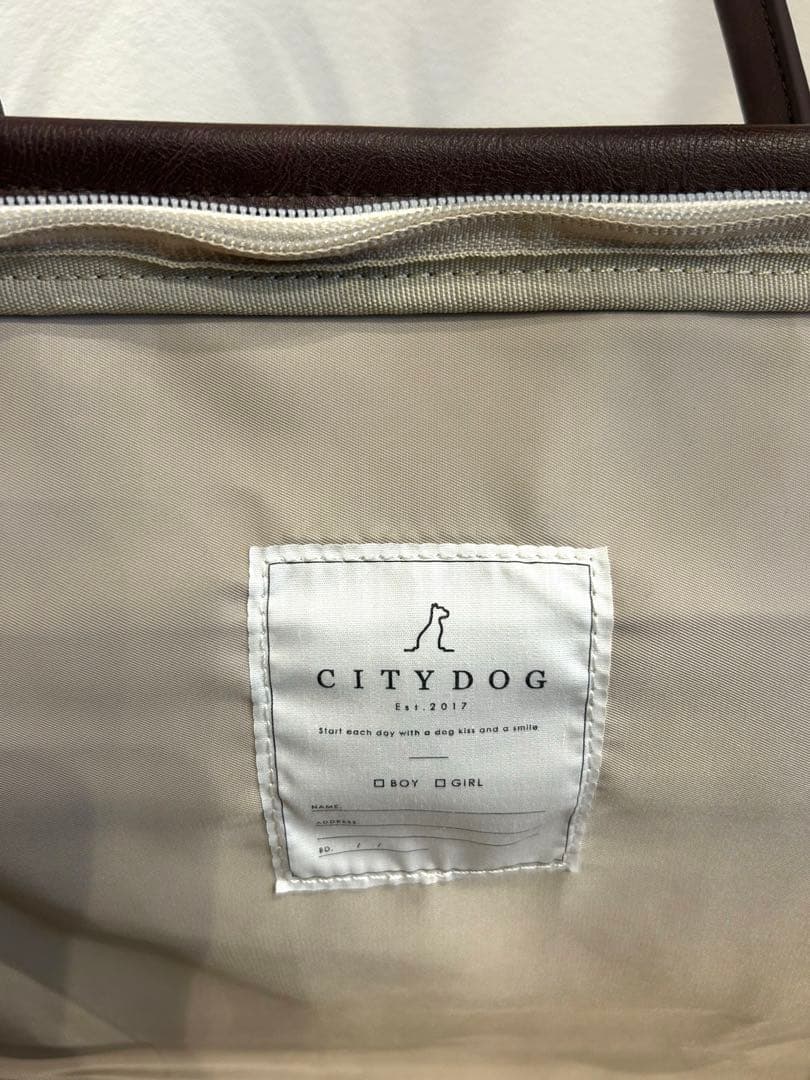 【citydog】新品未使用　バイピングトートキャリー