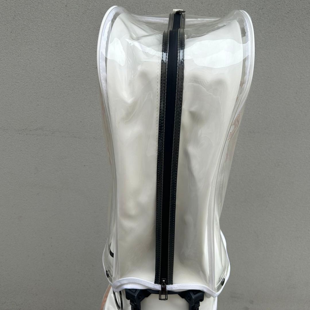 アニューゴルフ スタンド式キャディバッグ ホワイト ピンク ANEW GOLF