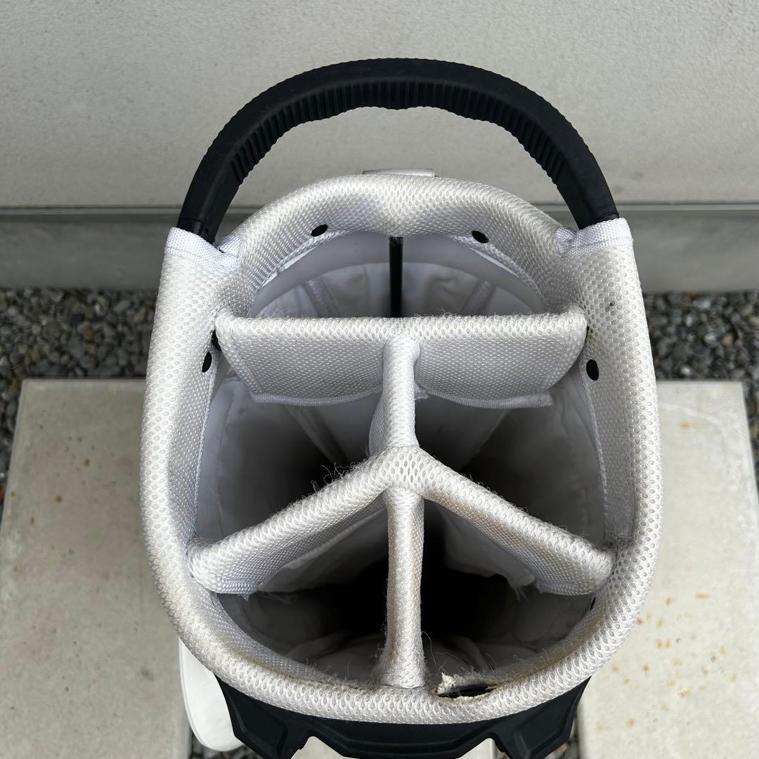 アニューゴルフ スタンド式キャディバッグ ホワイト ピンク ANEW GOLF