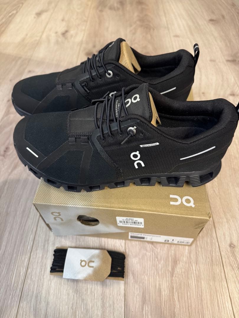 On Cloud 5 Waterproof ブラック Men 26cm