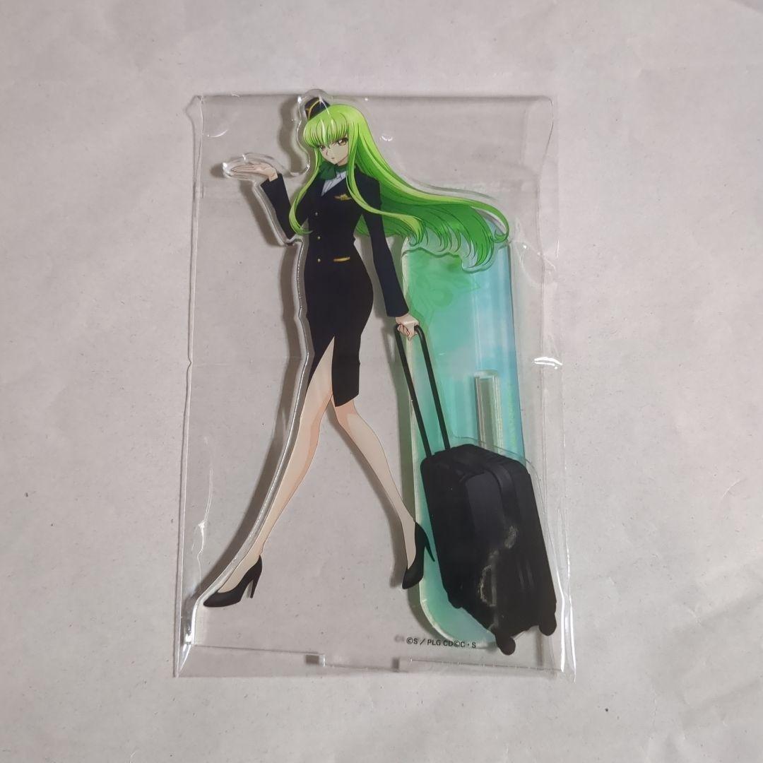 コードギアス反逆のルルーシュ C.C. 成田アニメデッキ アクリルスタンド