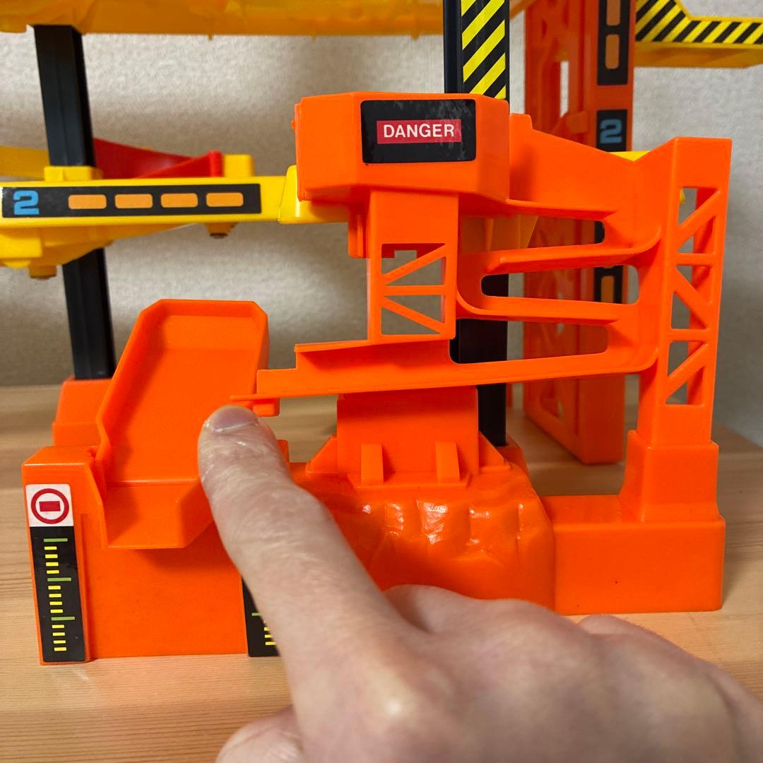 トミカ　建設　けんせつごっこ　工事現場　クレーン　1990年代　TOMY