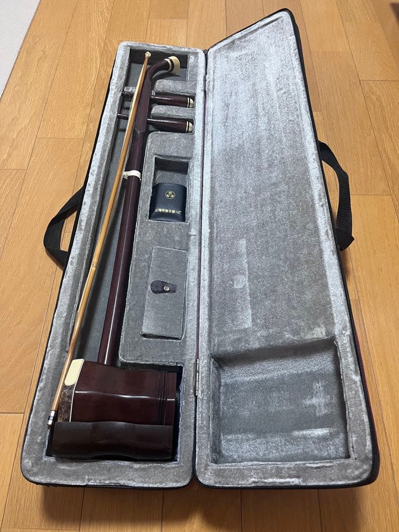 敦煌 二胡 ケース付き