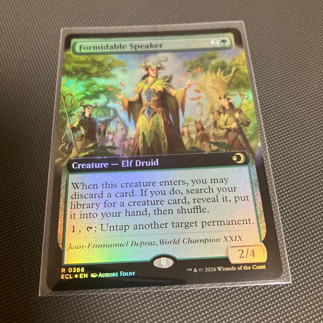 並外れた語り部/Formidable Speaker 拡張アート　foil 英語