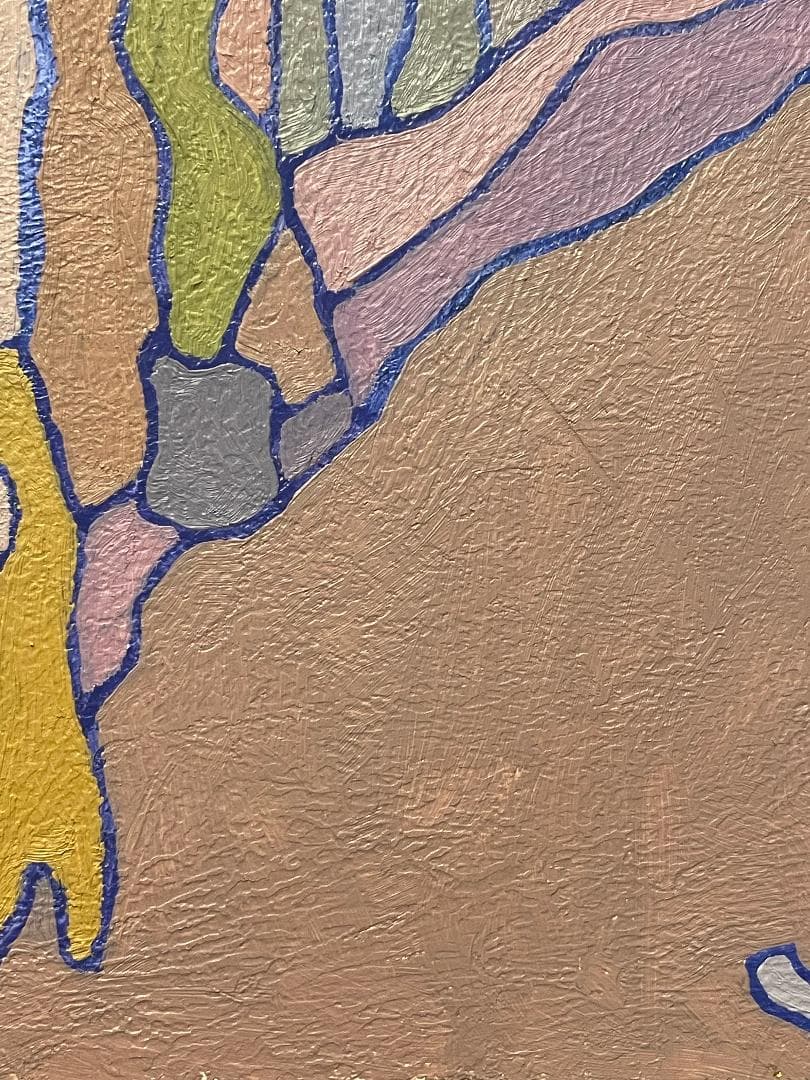 「真作」田代聖太郎「アッシジの街かど」風景画　油彩画　額装　サイン有り　F4号